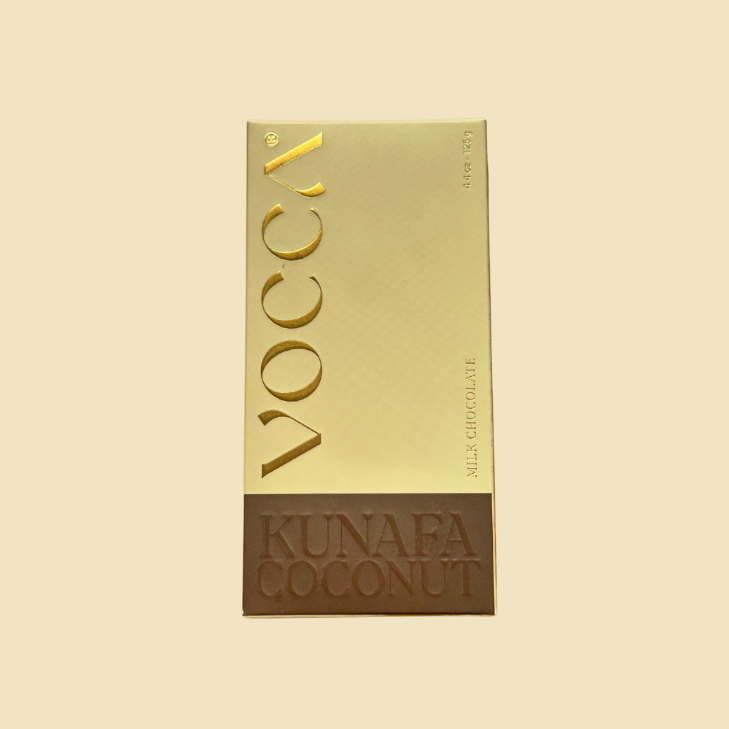 Coconut Kunafa Chocolate Bar in Milk Chocolate - 125g