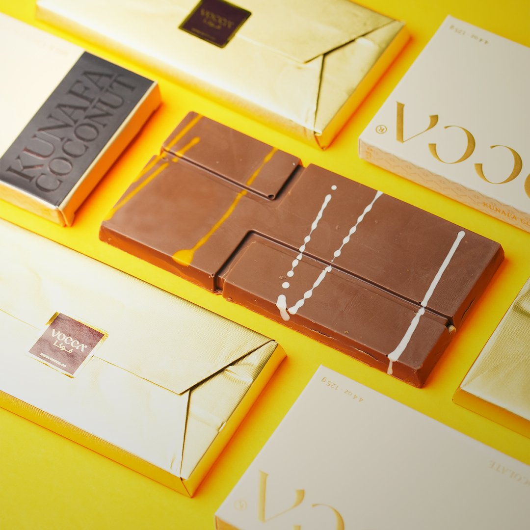 Coconut Kunafa Chocolate Bar in Milk Chocolate - 125g